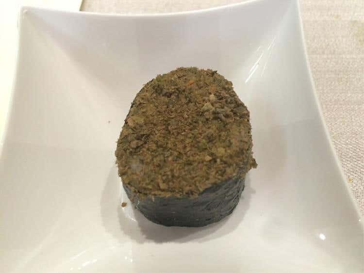 Maki di salmone impolverato - Domenico Tomasino e Luca Mango, Pescheria Spadari 