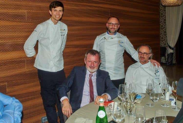 da sinistra: Paolo Griffa, Alberto Lupini, Simone Ciccotti ed Enrico Derflingher