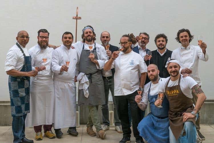 In piedi) Wicky Priyan, Eugenio Jacques Christiaan Boer, Cristiano Tomei, Roberto Borghi, Marcello Trentini, Gianluca Rigano, Andrea Comella, Giuseppe Zen; (in ginocchio) Eugenio Roncoroni, Diego Rossi