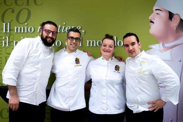 da sinistra: Roberto Rinaldini, Luigi Bruno D'Angelis, Sara Accorroni e Davide Malizia