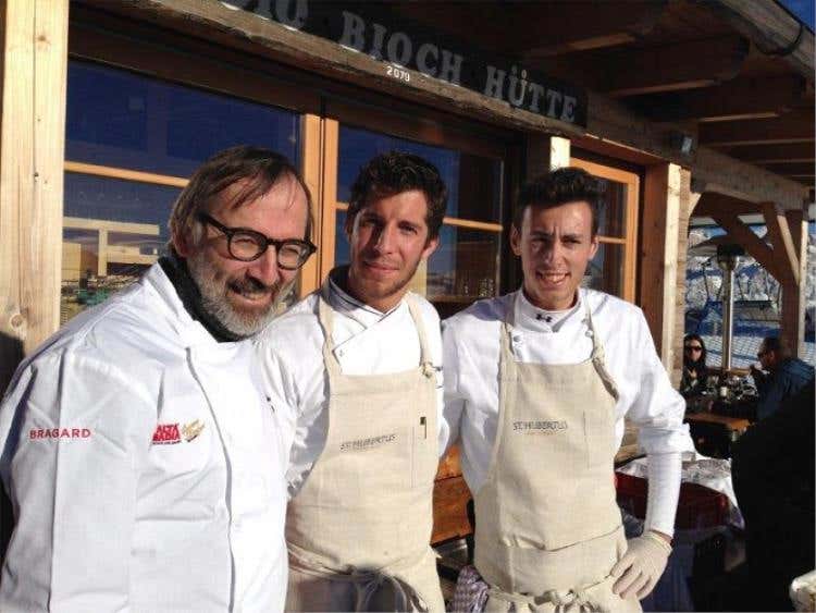 Norbert Niederkofler e i suoi collaboratori