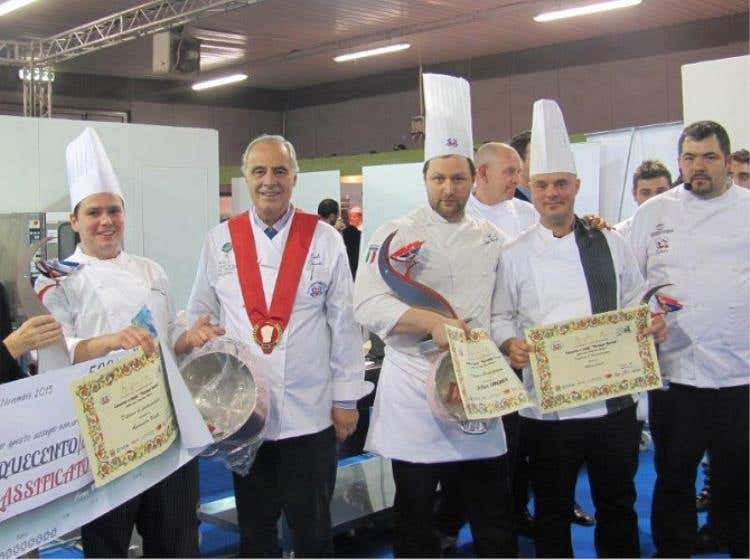 Da sinistra: Pilatti, Cranchi, Spagnoli, Casati, Camer.