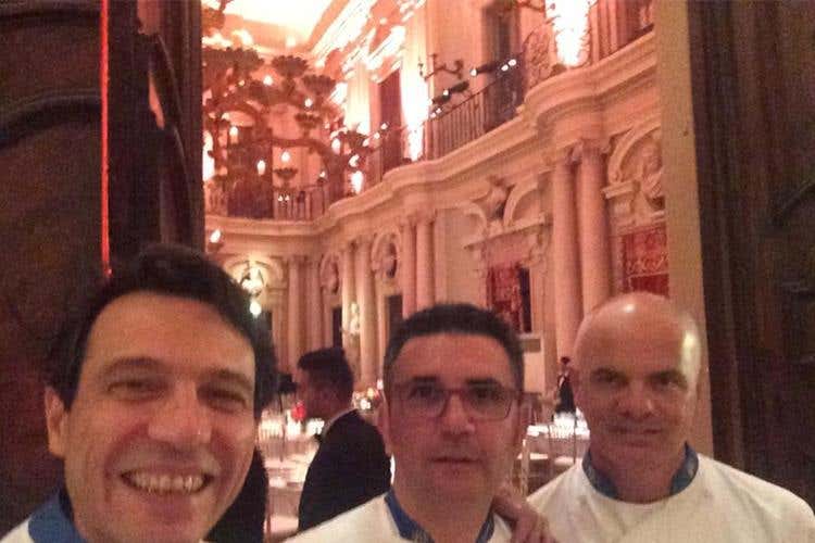 Claudio Ceriotti, Marco Valli ed Enrico Derflingher