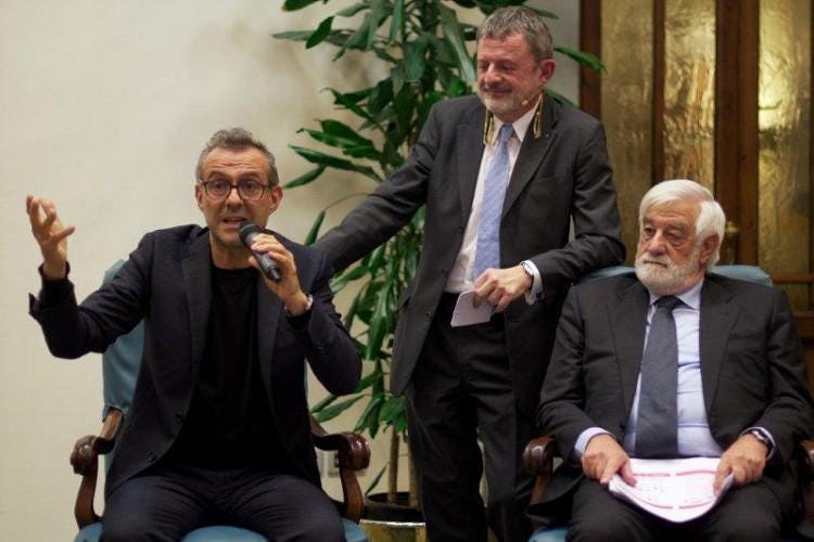 Massimo Bottura, Alberto Lupini e Giancarlo Deidda