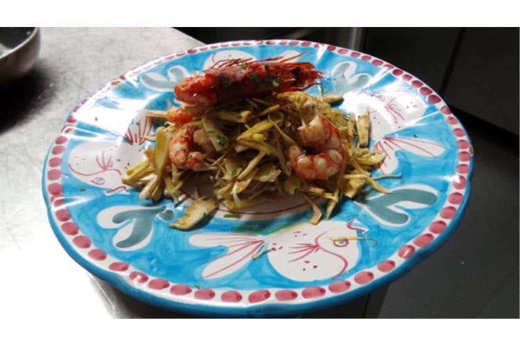 insalata di gamberi