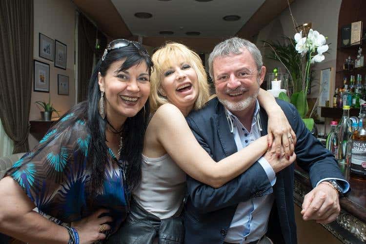 Clara Mennella, Simona Cocchi (PR ed Event manager Ristorante Cost) e Alberto Lupini