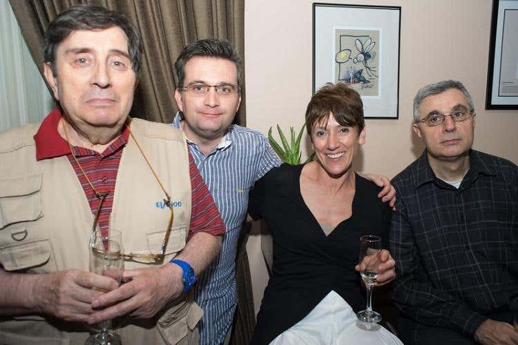 da sinistra: Athos Careghi, Giovanni Beduschi, Anna Tosin e Marco Fusi