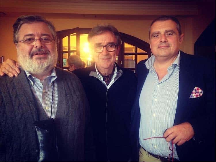 da sinistra: Daniele Cernilli, Riccardo Cotarella e Fabrizio Carrera