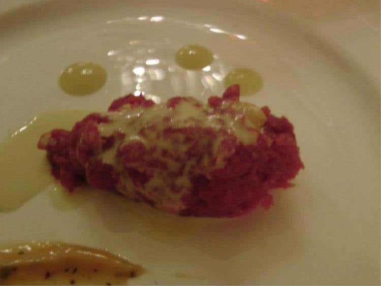 Manzo battuto alla birra
