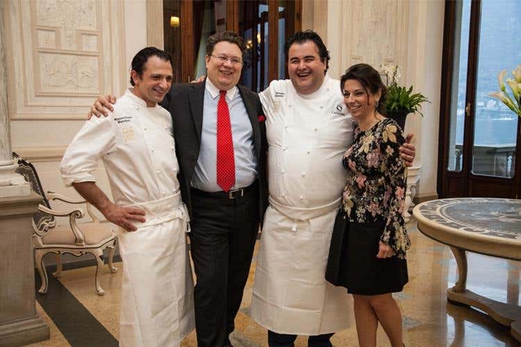 Massimiliano Mandozzi, Andrea Luri, Gennaro Esposit e Miriana-Verga