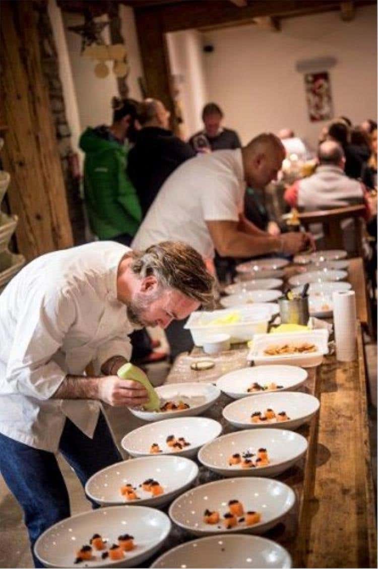da sinistra: Marcus Wareing e Sat Bains
