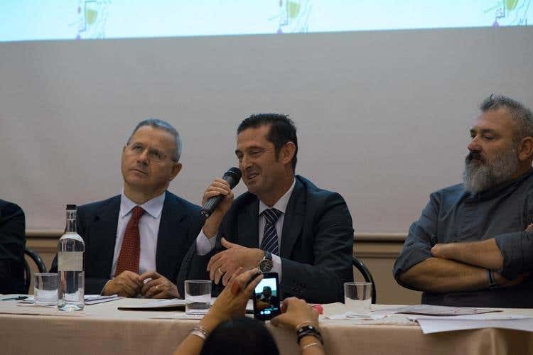 da sinistra: Lino Stoppani, Aldo Cursano e Moreno Ianda (Locanda La Bussola Da Gino)