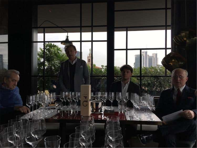 Da sinistra: Bruno Pizzul, Valeno e Matteo Livon, Claudio Fabbro