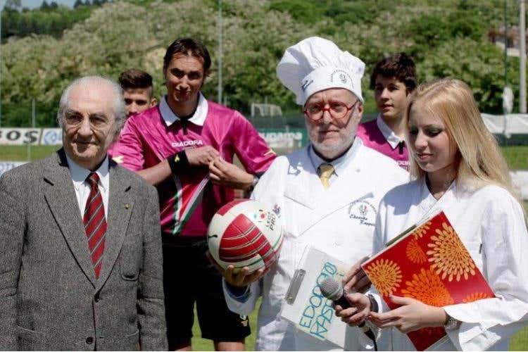 Gualtiero Marchesi, Edoardo Raspelli e Kseniya Zaynak
