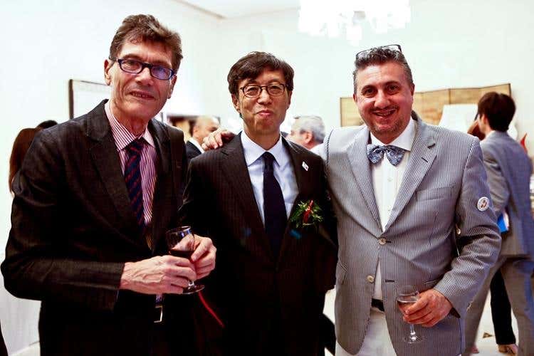 Luigi Cremona, Kazuyoshi Umemoto e Pasquale Torrente