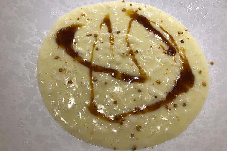 Carnaroli con braulio e polline (A Bergamo non c'è 2 senza 3 
Ronzoni chiude con il San Vigilio)