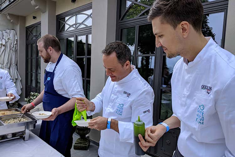 Gli chef: Luca Marchini e Paolo Griffa 