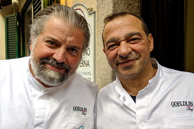 Gli chef: Mauro Elli e Angelo Doriani