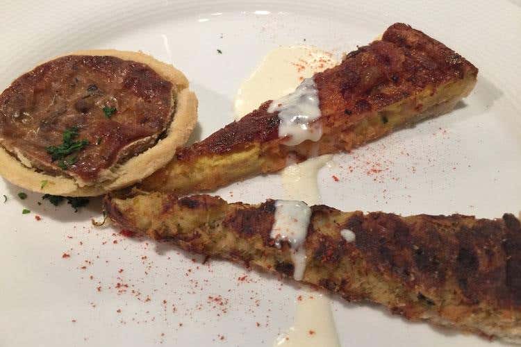 Tre torte salate per antipasto (A Massimo Taddei il Premio Dino Villani 
Cena al Della Torre per la premiazione)