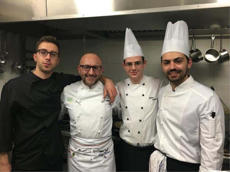 Da sinistra: ..., Simone Ciccottim Andrea Castrucci e Riccardo La Falce