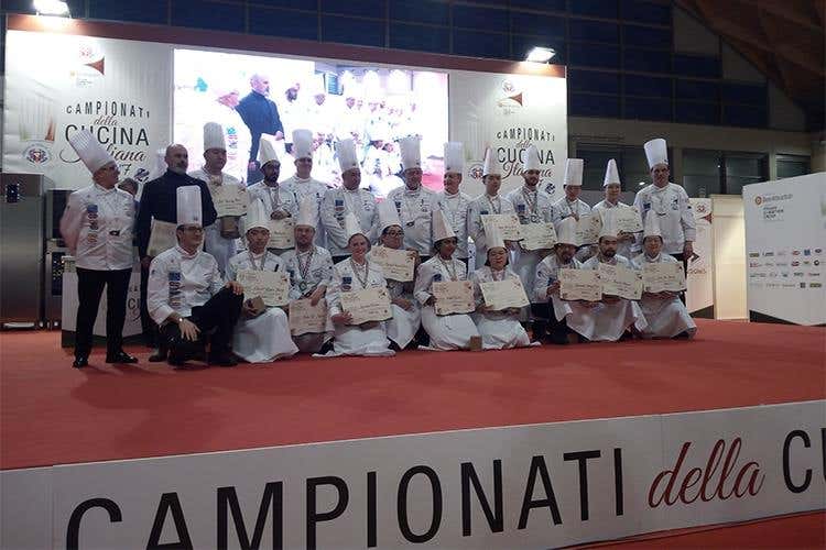 Ai Campionati di cucina italiana Fic 
ha vinto lo spirito di squadra