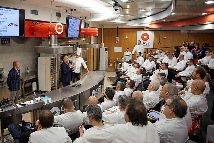 (Al 26° Simposio Tecnico AMPI 
tema cardine, l'innovazione in pasticceria)