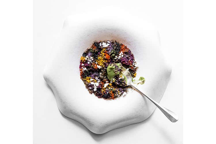 Trombette ed olive (Orgoglio ligure al Nove Ristorante)