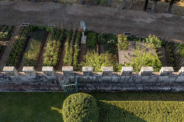 L'orto dell'Osteria di Passignano nell'Abbazia. 