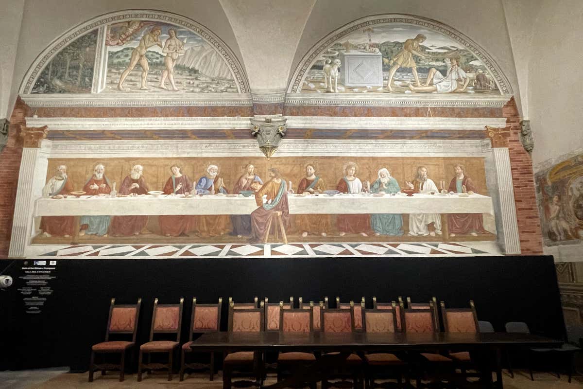 L'Ultima cena del Ghirlandaio, splendidamente restaurato nel convento dell'abbazia di Passignano