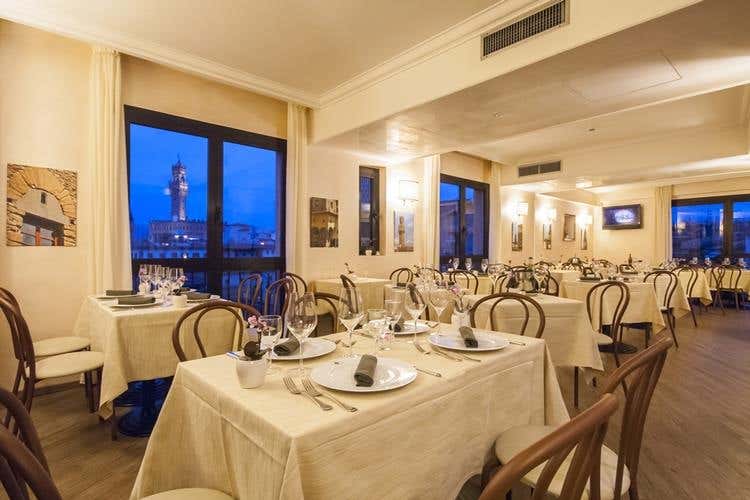(Alla Torre De’ Rossi 
Ristorante con vista su Firenze)
