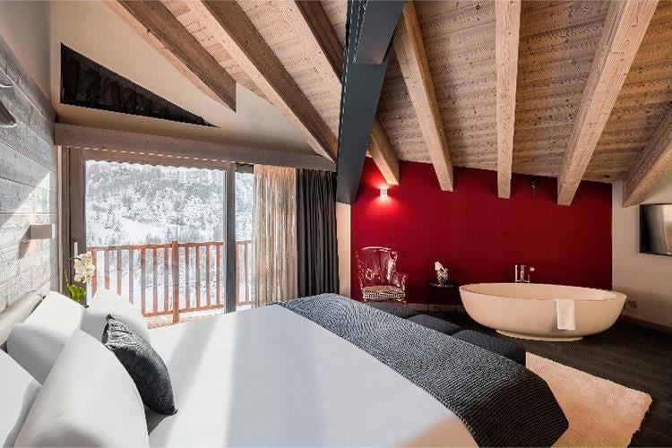 Camere e suite (Après ski direttamente sulle piste 
al Principe delle Nevi di Cervinia)
