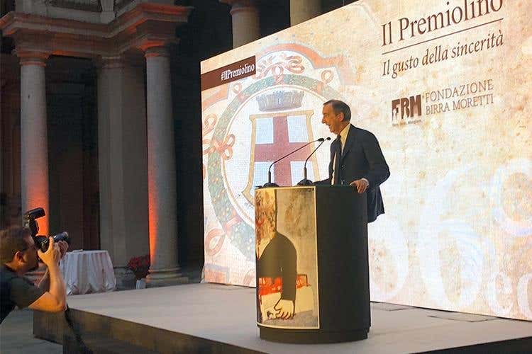 (Arrigo Cipriani premiato da Birra Moretti 
alla 58ª edizione del Premiolino)