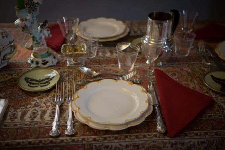 Pranzo al castello in una giornata di primavera Ospiti dei Conti Ascanio e Letizia Calvi di Bergolo