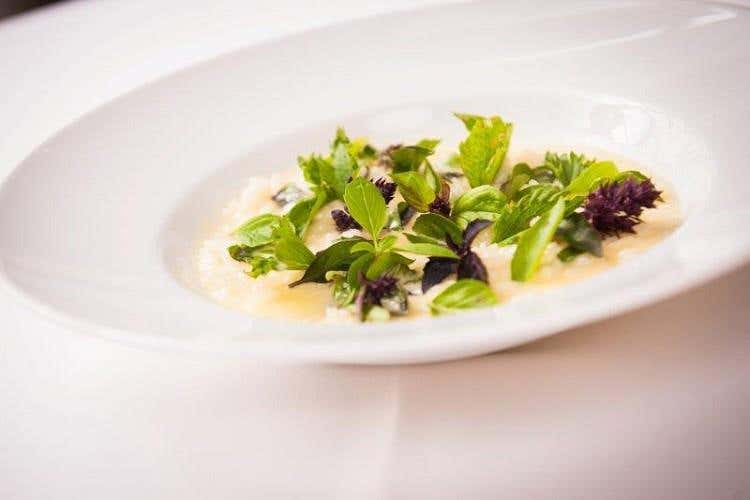 Risotto Loto al basilico dell'orto