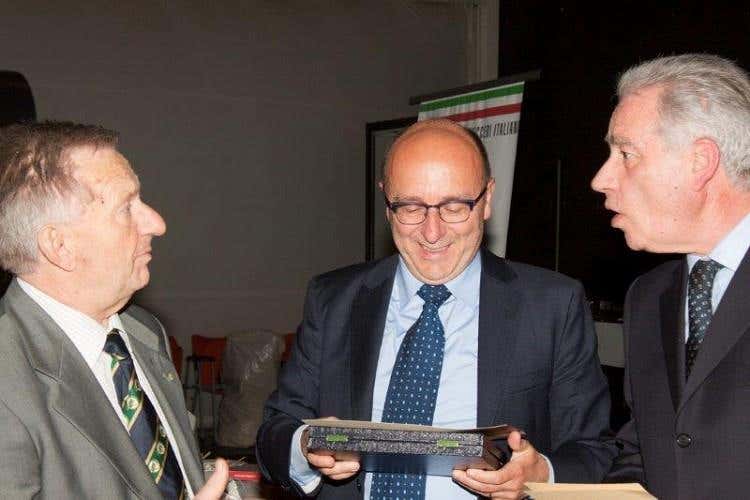 Da sin. Mario Giorgio Lombardi, Claudio Zeni e Giancarlo Colombo