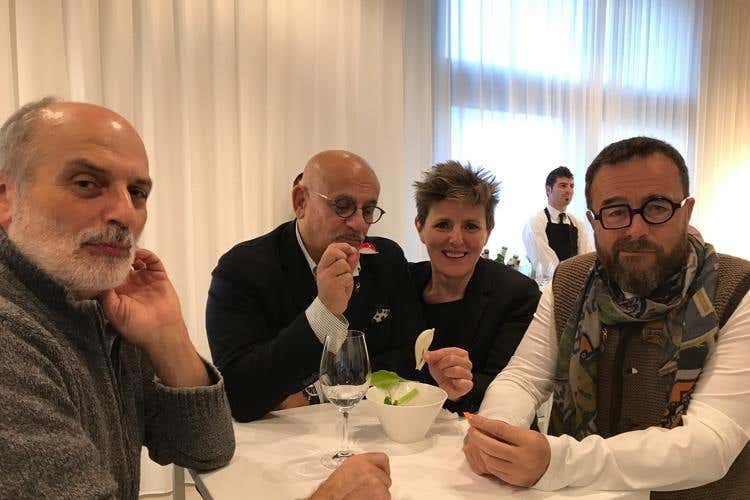 Corrado Assenza, Claudio Sadler, Viviana Varese e Giancarlo Morelli