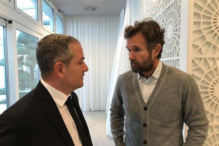 Marco Reitano e Carlo Cracco