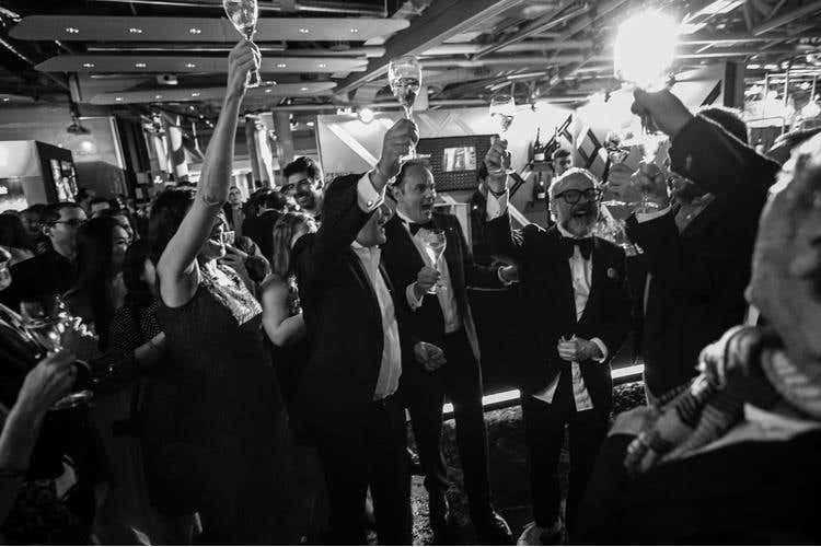 Festeggiamenti dopo la cerimonia di The World's 50 Best Restaurants tenutasi a Bilbao