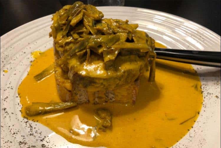 Filetto carciofi e zafferano (Buon cibo e relax dal pranzo al dopocena 
Il 19.26 è un angolo milanese da godersi)