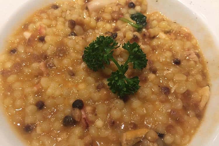 (Buongustai bergamaschi stupiti 
dal menu di pesce proposto da Giò)