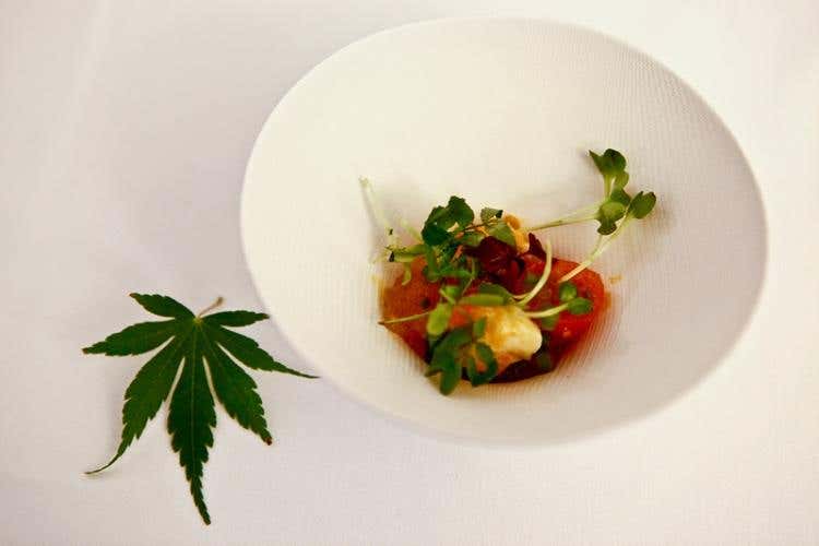 Tuorlo d'uovo marinato