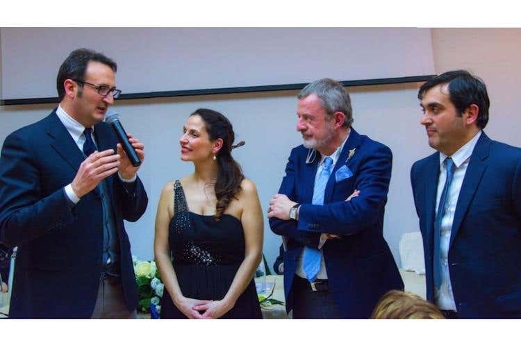 da sinistra: Rocco Pozzulo, Maria Grazia Frappi, Alberto Lupini e Gianluca Drago