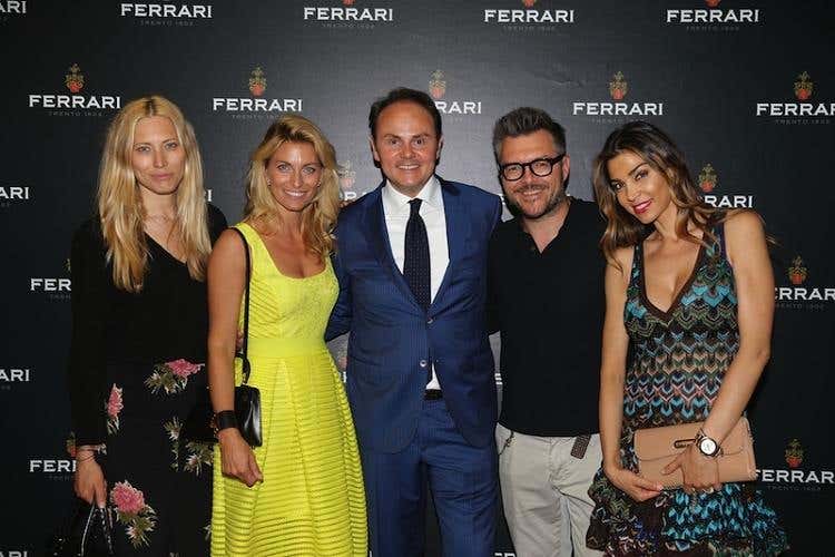 da sinistra: Valentina Contato, Federica Fontana, Matteo Lunelli, Michele Mainardi e Cecilia Capriotti