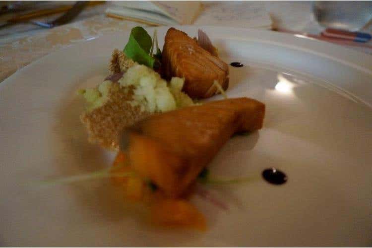 Michele Mauri La Piazzetta di Origgio VA - SALMONE MARINATO IN CARPIONE