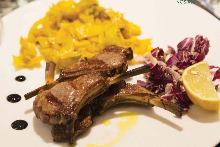 Costoletta di agnello (Caffè della Piazza a Osimo 
Iosilito Gioacchini si racconta)