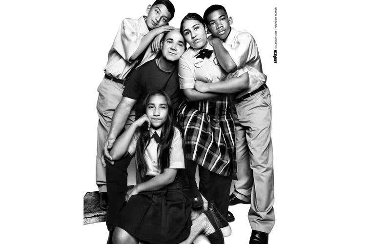 (Calendario Lavazza 
17 scatti per lo sviluppo sostenibile)