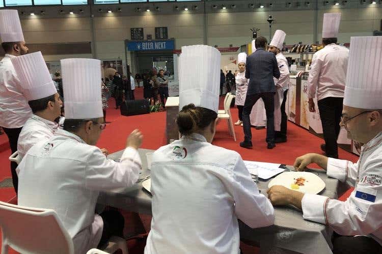(Campionati della Cucina Italiana 2018 
Sloveni i migliori piatti Mediterranei)