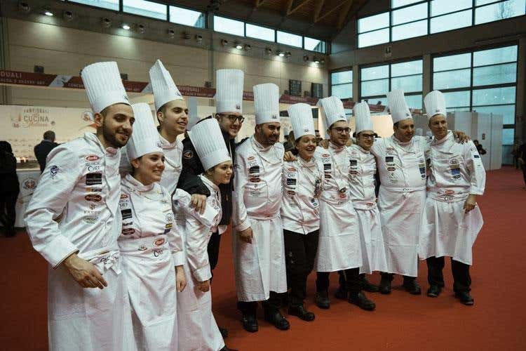 (Campionati della Cucina Italiana 2018 
Sloveni i migliori piatti Mediterranei)