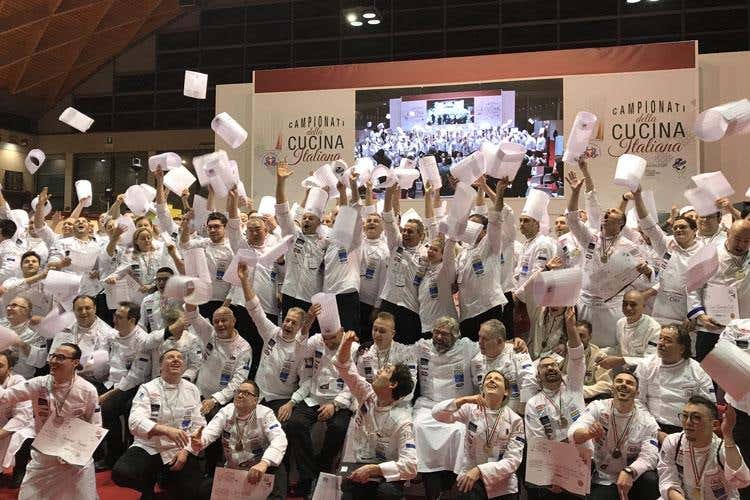 (Campionati della Cucina Italiana 2018 
Sloveni i migliori piatti Mediterranei)
