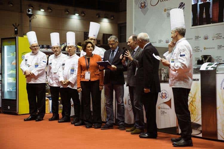 (Campionati della Cucina Italiana 2018 
Sloveni i migliori piatti Mediterranei)